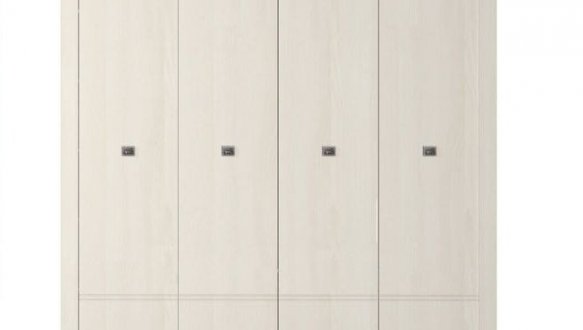 Шафа SZF4D2S Гербор Селена 4 дверна ясен сніжний 202 см