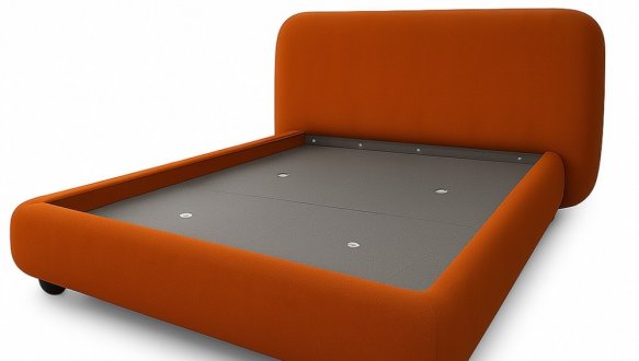 Кровать мягкая Городок меблі Виола с подъемным механизмом и нишей для белья 5