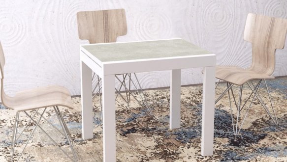 Стол-трансформер Kors Ателье светлый/Белый 0