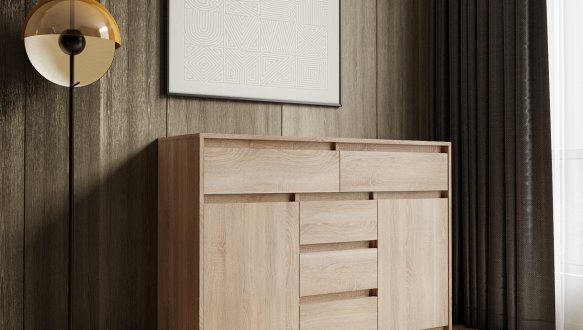 Комод Т227 Дуб сонома Морели