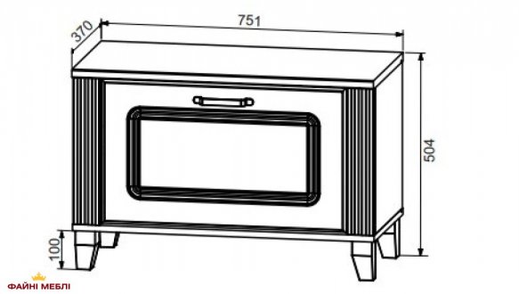 Тумба для обуви BUT1D Канди Белый альпийський / Дуб стирлинг / Белый матовий 0
