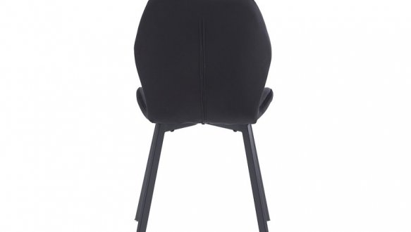 Стілець N-54 чорний велюр + чорний 3