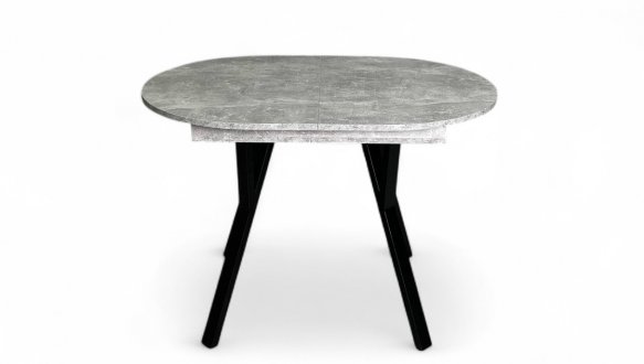 Стіл овальний розкладний Elips Slide / Еліпс слайд MebliRoMax 130 ЛДСП 18 мм