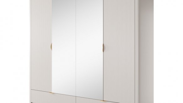 Модульная спальня Lante/Ланте Perfect Home Бежевый/Золотые ножки 2