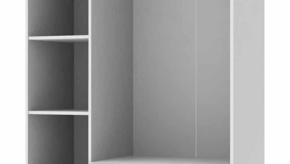 Шкаф 3Д Гелар Дорос 3 дверный графит 117 см 3