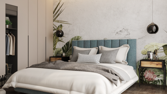 Кровать двуспальная мягкая Woodsoft Marsel / Марсель 3