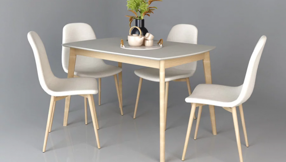 Стол Exen / Эксен Интарсио Серый Не раскладной 120 см 0