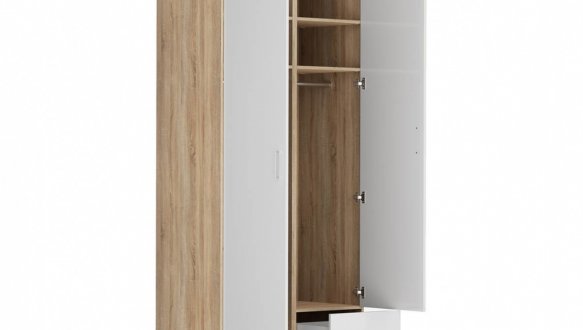 Шкаф BRW Poland SZF/100/200/60/5 Modeo 2 дверный белый 100 см 0