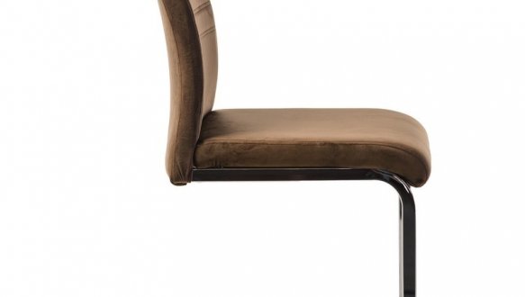 Стул S-120 коричневый велюр 0