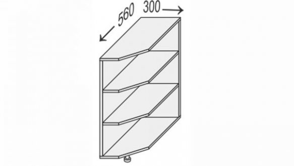 Секция нижняя окончание угловое 30НЗК/820 Миллениум