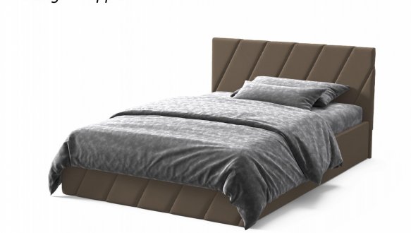 Кровать мягкая двуспальная Виорина Деко Палермо с подъемным механизмом и нишей для белья 18