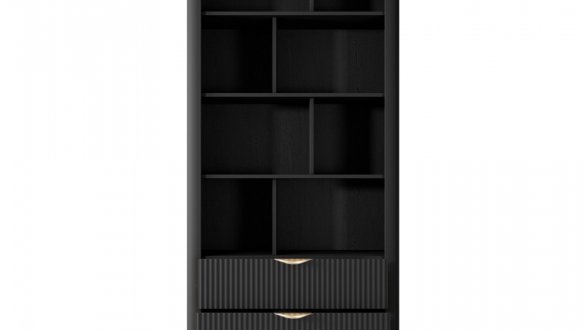 Стеллаж 2S Черный/Золотые ножки Lante 0