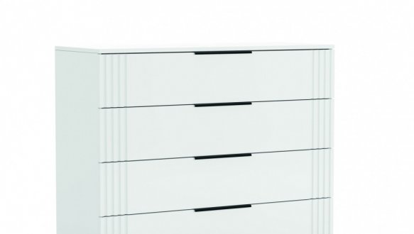 Спальня Amelia/Амелия Світ меблів №1 с комодом 4S и шкафом 4D 0