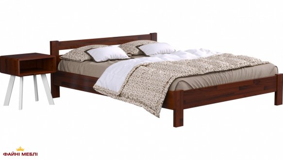 Ліжко дерев'яне Естелла Рената / Серія Тесса Щит / Масив Бук 4