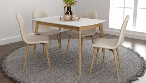 Стол Exen/Эксен Интарсио Белый Не раскладной 120 см