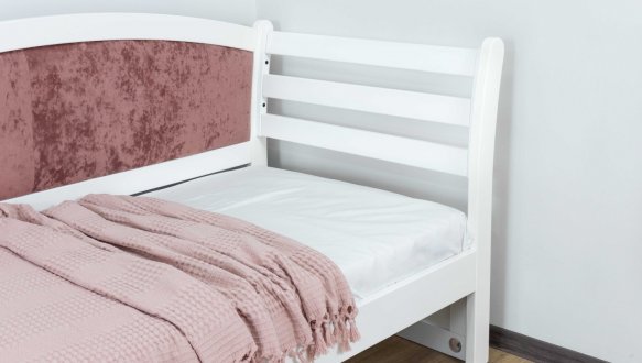 Односпальне ліжко з вставкою МДФ Софі 0