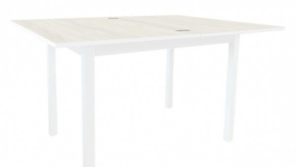 Стіл-трансформер Lunch Артвуд світлий/Білий 3