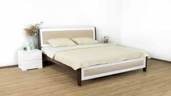 Кровать двуспальная деревянная Дримка Магнолия Бук