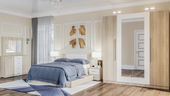 Ліжко 1,6 х 2,0 Лілея Нова 2