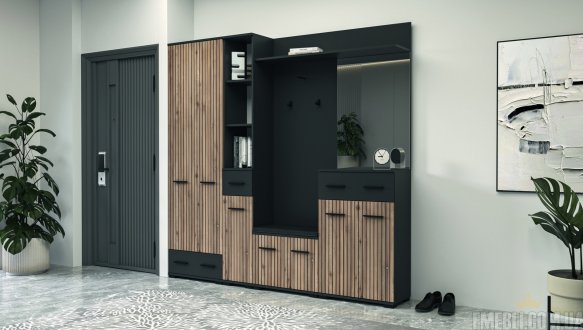 Модульная прихожая Амбре Мир Мебели 0