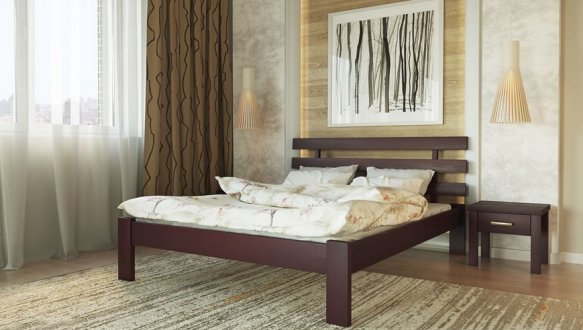 Ліжко дерев'яне Лев Асоль масив Бук