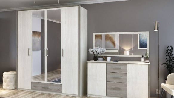 Модульная спальня Sara/Сара Sokme Пино Аурелио / Мадагаскар / Нельсон 4