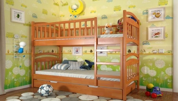 Двоярусне ліжко Смайл