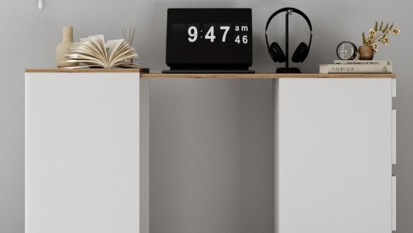 Комод-трансформер Molli Білий/Дуб Евок 0