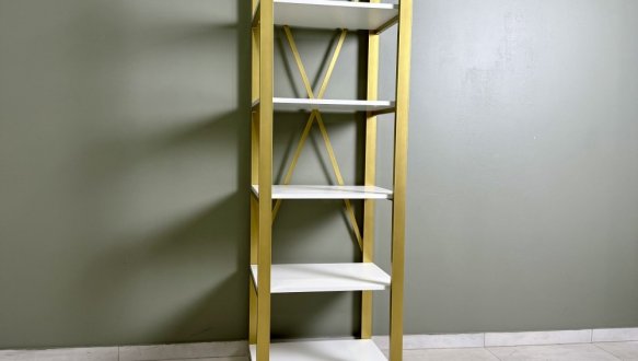 Стеллаж LOFT 600 Дуб Сонома / Чёрный мат MebliRoMax 6