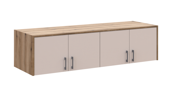 Антресоль Дорос Ронди кашемир 4-дверная 160 см