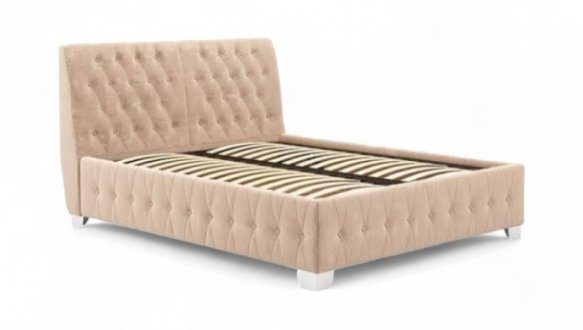 Ліжко м'яке двоспальне Городок меблі Октавія без підйомного механізму 5