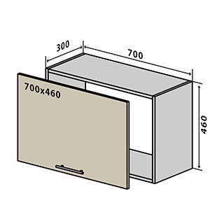 №85 Тумба верхняя окапник 70 Люкс RODOS