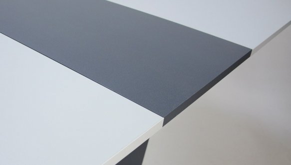 Стіл Cosmo Grey Інтарсіо Графіт/Сірий камінь Розкладний 110/145 см 6