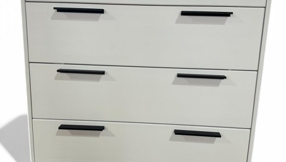 Комод дерев'янний DrevKO Нордон з 4 висувними шухлядами Емаль 1