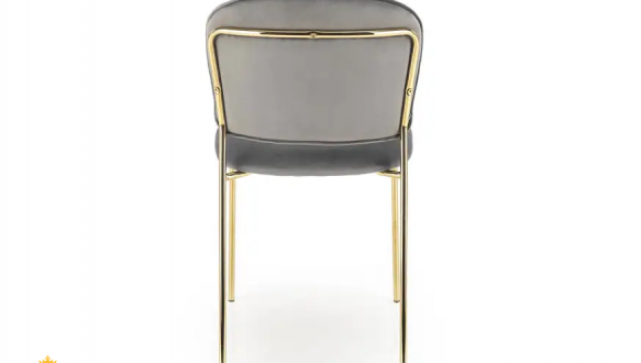 Стул K-499 серый/золотой 4