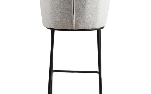 Стул полубарный B-300 Vetro Mebel айвори 95 см 3