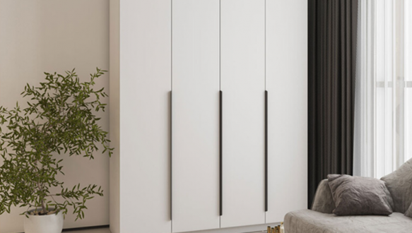 Шафа Mebelstar Оскар чотирьохдверна 160 см Білий сніг 160 см