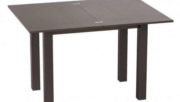 Стол-трансформер Dinner Glass Венге/Венге ноги/Бежевое стекло 0