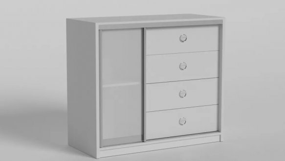 Комод купе 1 Matroluxe 4 ящика и 1 дверь