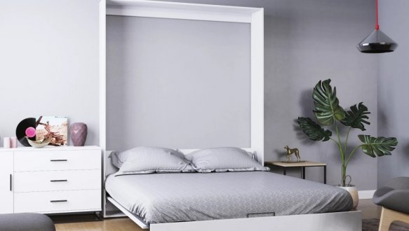 Кровать двуспальная шкаф трансформер Art in Head Mitra / Митра 160 см 15