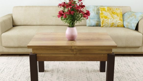 Стол-трансформер B-Fly Дуб Барокко янтарный/Венге 0