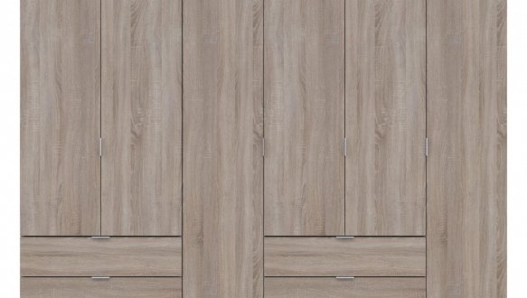 Шкаф Дорос Гелар дуб сонома 6 дверной 232,5 см 4