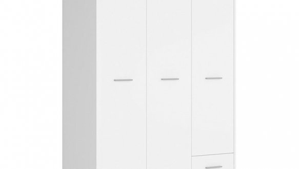 Шафа SZF3D2S BRW Poland Nepo Plus 3 дверна білий 120 см 26