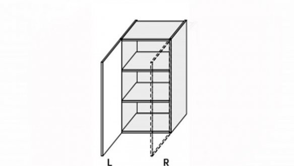 Кухонная секция Миллениум верхняя 20В/720 1дв левая
