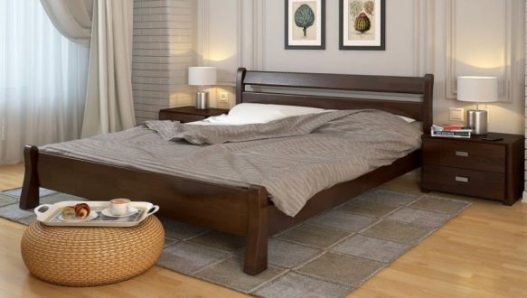 Кровать деревянная ArborDrev Венеция Сосна / Бук