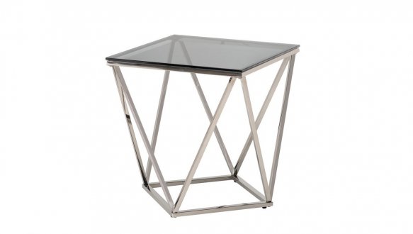 Стол кофейный CP-2 тонированный + серебро 0