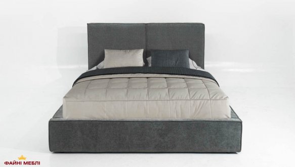 Ліжко м'яке двоспальне Шик Галичина Лея з підйомним механізмом та нішею для білизни 3