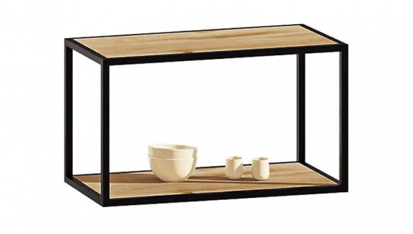 Тумба верхняя В60.36 металл.открытая Gola ручка Окрашенный Высокий Глянец