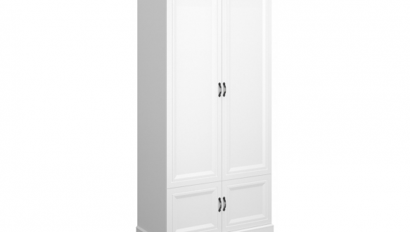 Шкаф Мебельбос 4d 2 дверный белый Riva 103 см