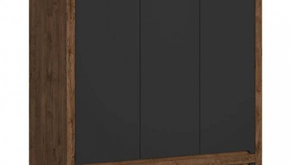 Шафа SZF3D3S BRW Poland Ruso 3 дверна чорний 179 см 2